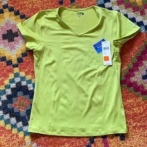 MTA Sport Tee. NWT. Lime Green. MEDIUM